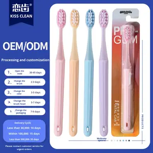 Cepillo de <span class=keywords><strong>dientes</strong></span> para adultos en forma de arroz personalizado cerdas suaves de plástico OEM/ODM al por mayor para el hogar hoteles hombres mujeres parejas fabricante de <span class=keywords><strong>dientes</strong></span> - Product Image 5