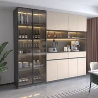 Armoire à vin de buffet d'arc d'angle personnalisée