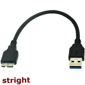 Nuevo USB 3,0 tipo <span class=keywords><strong>A</strong></span> <span class=keywords><strong>a</strong></span> USB3.0 Micro B Cable adaptador macho de 90 grados sincronización de datos para disco duro externo HDD Cable de disco duro - Product Image 4