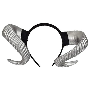 Demon Goat Sheep Horn Diadema Halloween Sheep Hair Masquerade Carnival Festival Party Cosplay Accesorios - Product Image 3