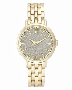 <span class=keywords><strong>Montre</strong></span> analogique pour <span class=keywords><strong>femme</strong></span>, boîtier en acier inoxydable et acrylique doré, cadran 35 mm, logo personnalisé, écologique, prix usine bas, vente en gros - Product Image 1