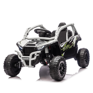 Voiture électrique pour enfants sous licence <span class=keywords><strong>Kawasaki</strong></span> KRX 1000, 24V 4x4 UTV, véhicule jouet tout-terrain en plastique à quatre roues motrices - Product Image 3