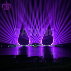 ไฟส่องเวทีแบบเคลื่อนย้ายได้ LED กำลังสูง IP65 พร้อมระบบฉายภาพแบบอินเทอร์แอคทีฟ RGBWA/UV สำหรับตลาดคริสต์มาส - Product Image 5
