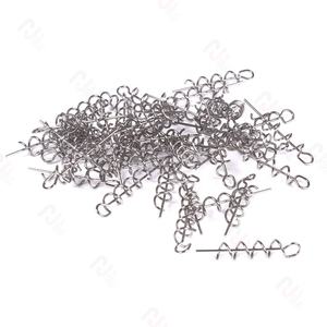 ตะขอตกปลาขาตรงกลางสปริงเกลียวล็อคเข็มตกปลา,สำหรับเหยื่อล่อหนอนข้อเหวี่ยง - Product Image 3