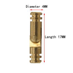 गहने बॉक्स रसोई और बाथरूम के लिए छोटे छिपने 110 डिग्री पीतल गोल हिंज - Product Image 6