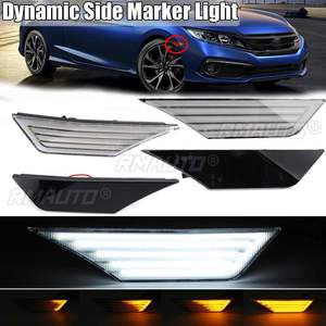 2x Luces LED de Señal de Giro Dinámicas para Honda Civic 10ª Generación 2016 2017 2018 2019 2020, Luz Indicadora Lateral Repetidora - Product Image 1