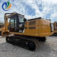 Excavatrice sur chenilles Caterpillar 325D d'occasion, bien entretenue, machine de construction pour travaux de terrassement, fournisseur direct