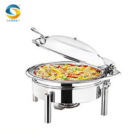 Ensemble de plats à frire pour Restaurant, 1 ensemble, meilleure vente, équipement de restauration pour Buffet, en acier inoxydable, chauffe-aliments