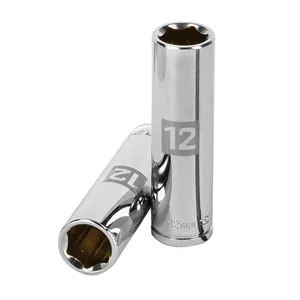 Truper 3/8 'set presa con 6 unità 12 mm lungo Dado 6 punti 6 pezzi in scatola - Product Image 1
