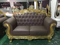 Meubles de mariage classique, canapé de mariage royal, trône pour sièges de mariée et de marié