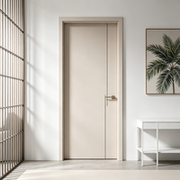 Puertas de Madera Sólida para Dormitorio con Aislamiento Acústico, Diseño Minimalista, Acabado sin Laca, Uso Interior, Garantía de 3 Años