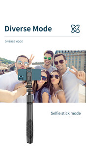 Trépied à <span class=keywords><strong>selfie</strong></span> de bonne qualité, trépied extensible tout-en-un pour téléphone avec télécommande sans fil, rotation à 360° pour <span class=keywords><strong>iPhone</strong></span> - Product Image 5