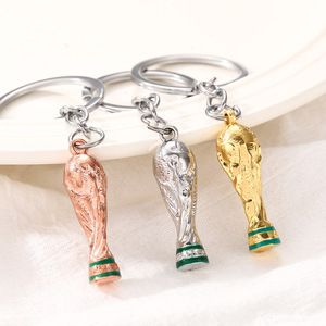 Nuovo <span class=keywords><strong>Portachiavi</strong></span> Trofeo Calcio 2026, Ciondolo Trofeo <span class=keywords><strong>3D</strong></span> in Lega di Zinco per Tifosi, Souvenir all'Ingrosso per Eventi della Coppa del Mondo - Product Image 1