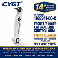 Tesla Model Y 2020+ 1188341-00-C Lengan Kontrol Lateral Bawah Depan Kiri/Kanan Lengan Suspensi Wishbone Track Arm Aluminium Tempa