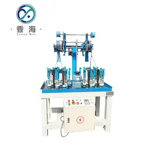 130-13 spindles-2 flat rope braiding machine manufacturer used for shoe lace / fashion bag/clothes/bag handle