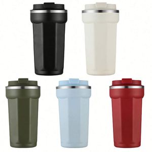 Mug de voyage de luxe personnalisé avec logo, en acier inoxydable écologique, isotherme sous vide, réutilisable, pour promotions - Product Image 1