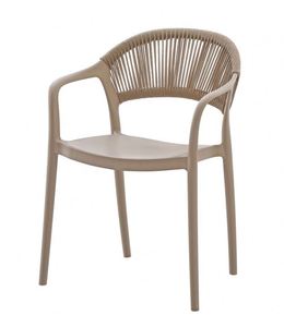 Accoudoir empilable PP en plastique extérieur chaise de patio de jardin avec corde chaise de <span class=keywords><strong>salle</strong></span> <span class=keywords><strong>à</strong></span> <span class=keywords><strong>manger</strong></span> meubles de salon <span class=keywords><strong>fauteuil</strong></span> en plastique - Product Image 5