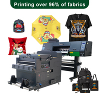 Machine Impression Vêtements DTF Imprimante Impression DTF Film Rouleau 60cm 2/4PCS I3200 Têtes Vêtements Imprimante Machine pour Toile Tshirt