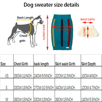 Offre Spéciale personnalisé fabricant personnalisé doux inoffensif chiot multicolore pull vêtements d'hiver pour chiens