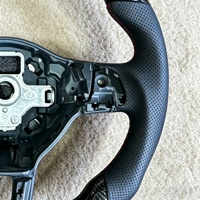 Volant en fibre de carbone forgé pour Volkswagen Mk6 Golf 6 Gti Mk7 Golf 7 Passat CC GTD GTS, volant de voiture en cuir