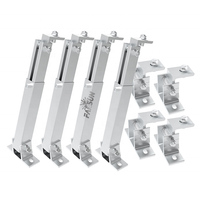 FarSun Support Réglable pour Panneau Solaire sur Pieds Inclinables, Kit de Montage en Triangle Incliné