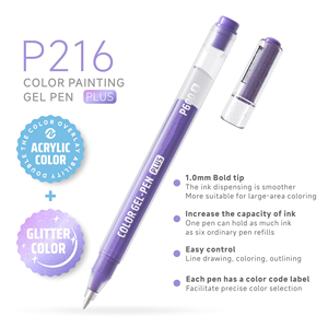 Painting <b>Notebook</b> Pen <b>Set</b> Colors 252 Pens Storage Backpack-Student Colored Neutral Pens Acrylic Markers - Product Image 2