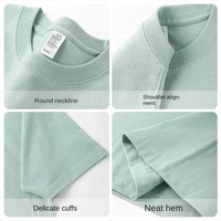 T-shirts pour hommes en coton lourd 320g, manches courtes, vêtements streetwear américains, hauts d'été, t-shirt personnalisé