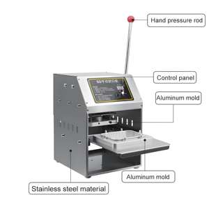 El llenado y sellado de yogur más asequible de vasos de plástico para máquina de sellado de vasos de plástico que se pueden sellar - Product Image 3