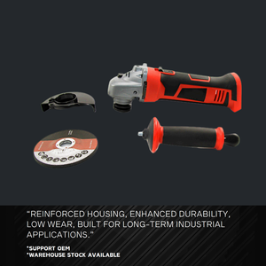 Amoladora Angular Inalámbrica de 18V, 115mm, 8000 RPM, con Batería de Iones de Litio, Interruptor de Palanca, Indicador LED, para Cortar Concreto - Product Image 4