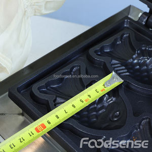 เครื่องสโคนไฟฟ้ากึ่งอัตโนมัติ,เครื่องทำขนมปลากรอบแบบเกาหลีไฟฟ้าเครื่องทำไอศครีมปลา - Product Image 3