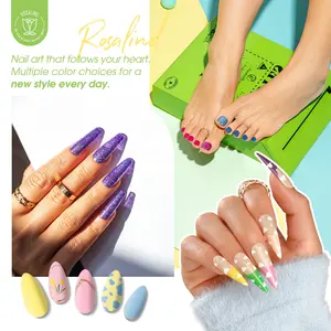 Rosalind esmalte em gel UV semi-permanente para unhas, em baixo preço, alta qualidade, verniz para desenho de unhas, cor de verão, em alta qualidade