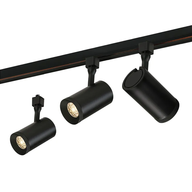 Meilleures ventes Focus Réglable Led Track Lights Fixture 12W16W 25W Shop Commercial Rail System Zoomable Track Lights