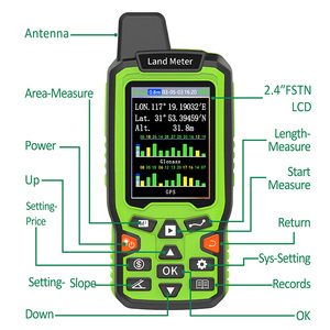 Professioneel GPS-meetinstrument, 2,4-inch kleurenscherm, landmeetuitrusting voor metingen in bergachtig en vlak terrein - Product Image 4