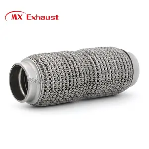 wire mesh Flex Connector Flexible pipe corrugated muffler for auto exhaust system