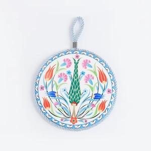 Nouveaux napperons en céramique de style chinois-Tapis de pot à corde suspendus ronds de 16cm, tapis de <span class=keywords><strong>plaque</strong></span> résistants à la chaleur, tapis de table thermo-isolants - Product Image 6