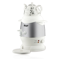Samovar théière 1800w 6L robinet acier inoxydable céramique nouveaux styles 2023 RAF bonne qualité et bonnes ventes