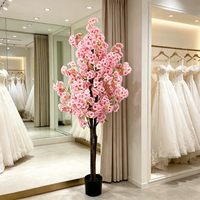 Nouvel Arbre Bonsaï Artificiel de 1,80 m au Design Moderne, Fleurs de Sakura Artificielles en Gros pour Décorations de Festivals, Mariages et Événements de Noël