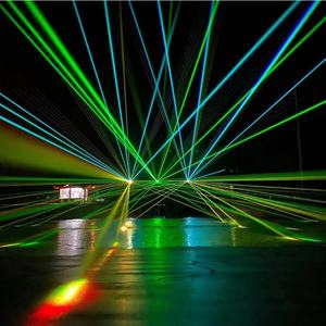 웨딩 조명을위한 장식 기계 디스플레이 15W RGB 풀 컬러 프로젝터 애니메이션 빔 레이저 라이트 - Product Image 6