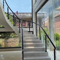 Rampe d'escalier en acier inoxydable amovible, design personnalisé de haute qualité