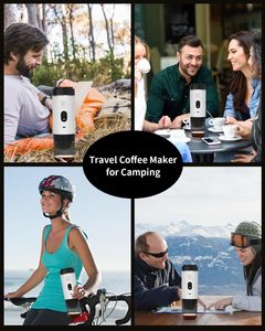 Nueva Cafetera Espresso Eléctrica Portátil, Funciona con Batería, Compatible con Cápsulas, Compacta para el Hogar, Auto, Viajes, Oficina y Camping - Product Image 6