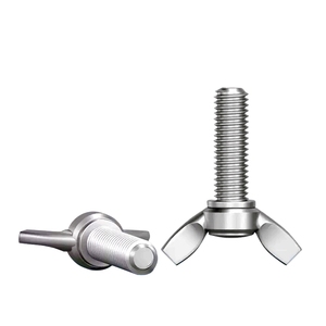 Chất lượng cao 304 thép không gỉ bu lông cánh din316 M6 M8 cánh vít tay thắt chặt A2-70 bướm bu lông - Product Image 5