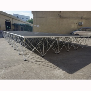 Portable carpet finish aluminum <b>stage</b> flexible riser concert <b>stage</b> - Product Image 5