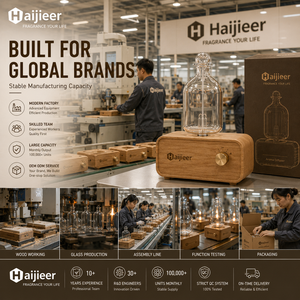 HYGEA Plastics Geen Hitte Geen Water Alle Glas en Hout Aromatherapie Draagbare Essentiële Olie Koude Lucht Vernevelaar Met Batterij - Product Image 5
