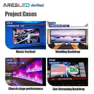 Écran LED intérieur P1.2 P1.86 P2 P2.5 16:9, écran LED, mur vidéo, écran LED COB pour salle de réunion, grands panneaux d'écran LED - Product Image 2