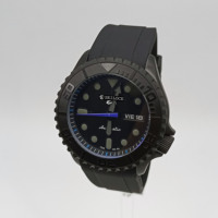 Montres mécaniques de plongée SEILOCE LOGO 5Bar étanches avec bracelet en caoutchouc, montre de plongée automatique pour hommes