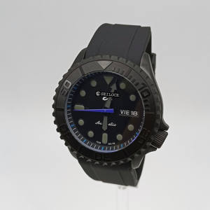 Reloj Mecánico de Buceo SEILOCE con Correa de Goma Resistente al Agua 5 Bar, Reloj de Buceo Automático para Hombre - Product Image 2