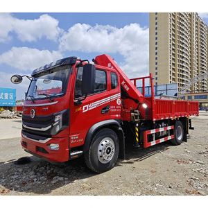 Camión Grúa Dongfeng DV3 4*2 de 10 Toneladas con Brazo Articulado de 5 Secciones, Vehículo Multifuncional para Carga y Descarga de Materiales - Product Image 3