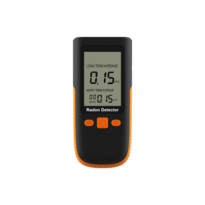 Detector de Radón Portátil de Alta Sensibilidad con Valor Promedio a Largo y Corto Plazo para Uso Doméstico, Color Naranja y Negro - Product Image 1