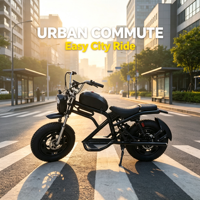 Moto électrique pour adultes, vélo électrique à batterie lithium, longue portée, haute puissance, vélo électrique puissant