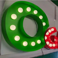 Letras LED de Acero Inoxidable Personalizadas de Alta Calidad Zhichengda, Logotipo Retroiluminado, Letrero Luminoso Comercial, Modelo de Cartel Publicitario 071